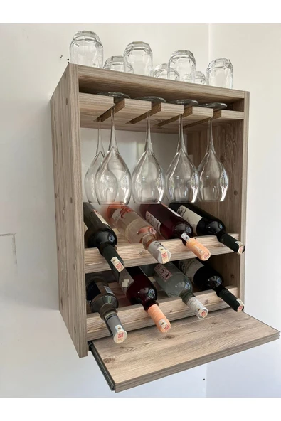 Montemo -Şaraplık-Bar Dolabı-İçecek Standı-İçki Dolabı - 4