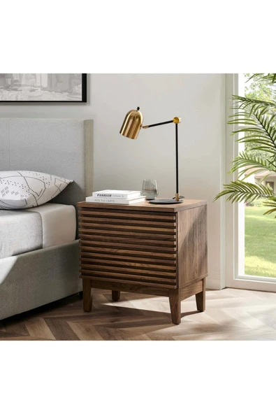 One Design Komodin 2 Çekmeceli Ahşap Komodin 2 Çekmeceli Pikap Sehpası ürün görseli