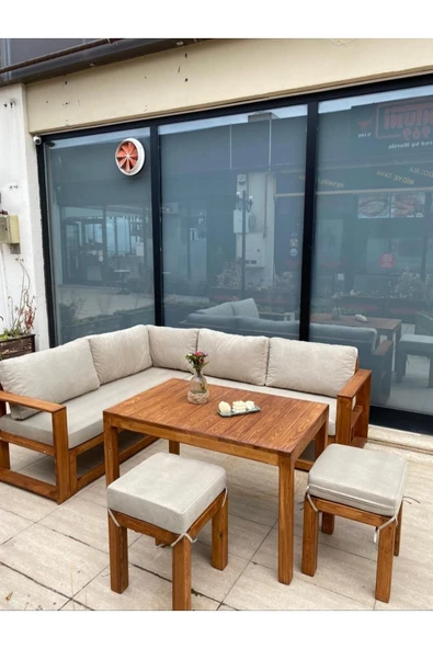 ODUNS Lavinya Bahçe Balkon Teras Köşe Takımı - 3