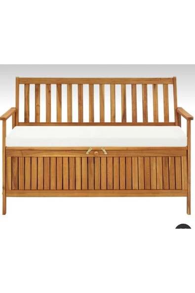 Buğlem Wood Garden ( 120X45Cm) Minderli-Sandıklı... Bahçe ,Teras, Koltuk, Sedir - 3