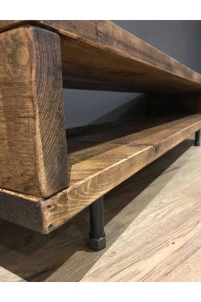 BestWood Doğal Ahşap Tv Ünitesi - Resim 2