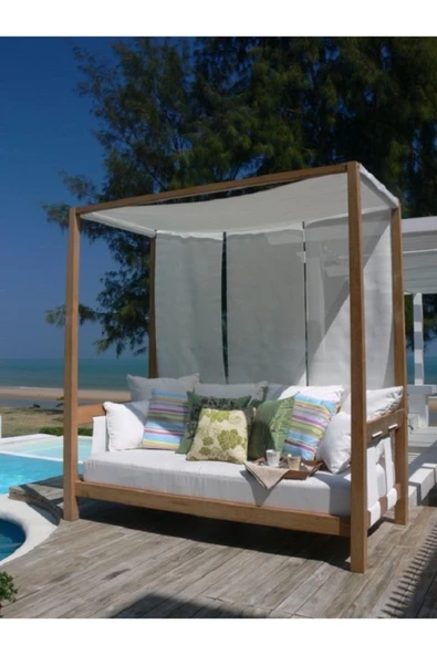 Moon Design Ahşap Veranda - Kamelya - Gölgelik