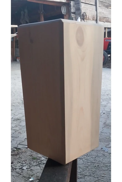 İpekahşap Orta Sehpa ,Yan Sehpa ,Yatak Başı Komidin  Çam Ağacı Kütük Tabure 45X20X20 - Resim 4
