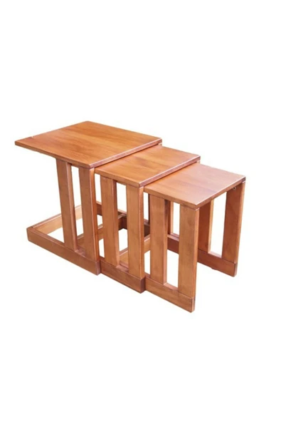 No One Est 2020 Masif Ahşap C Sehpa - Zigon Sehpa ürün görseli