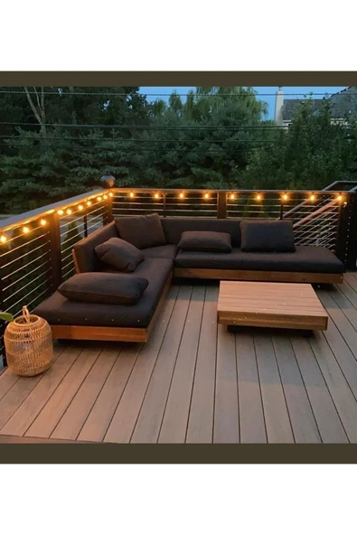 Parla Dizayn Asos Bahçe,Balkon,Teras Köşe Takımı