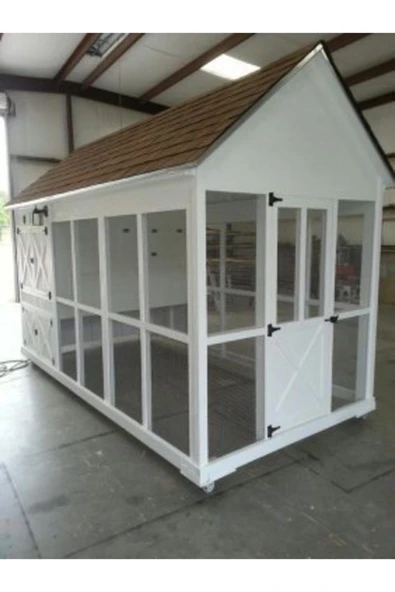 Badem Ahşap Lüks Tavuk Kümesi