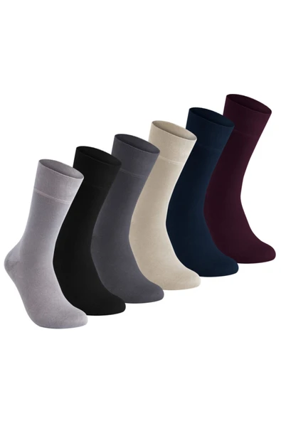 Elchee wear  Organik Bambu Erkek Soket Çorap 6 lı - 2