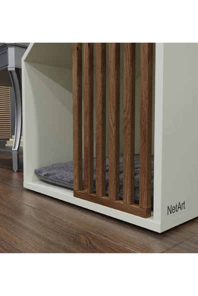 Netalazerpromosyon Modern Iç Mekan Ahşap Köpek Evi - 3