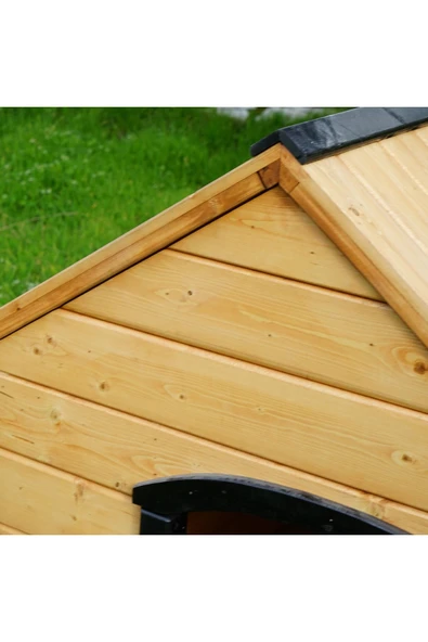 Woodensa Köpek Kulübesi Ahşap Köpek Kulübesi Köpek Evi Büyük Boy - Resim 3