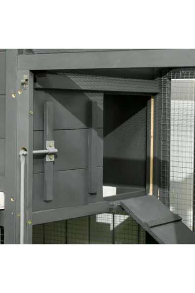 Kemirgen Market Ahşap Tavuk Kümesi | Cio | Woodzanya - Resim 3