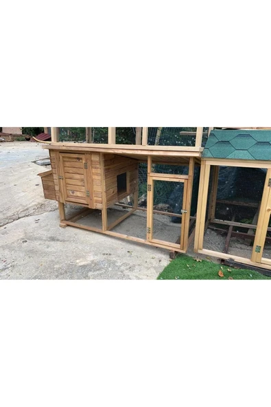 Kemirgen Market Ahşap Tavuk Kümesi - Resim 7