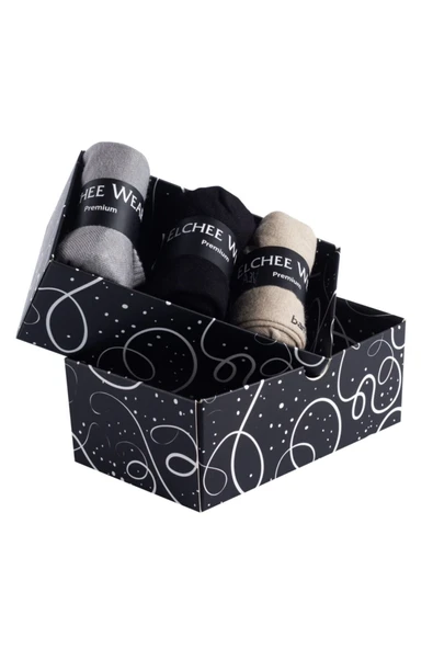 Elchee wear  Organik Bambu Erkek Patik Çorap 6'lı - Resim 8