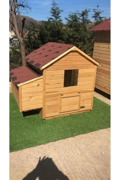 Kemirgen Market Ahşap Tavuk Kümes (10 Tavukluk) - Resim 2