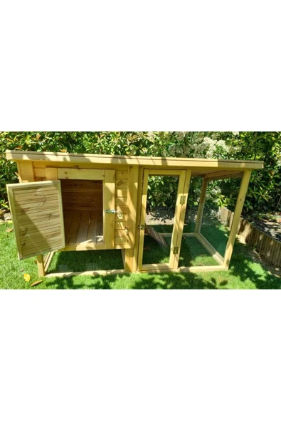 Kemirgen Market Ahşap Tavuk Kümesi - Resim 3