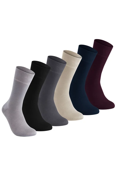 Elchee wear  Vegan Ve Organik Bambu Unisex Soket Çorap Bej12'li - Resim 2