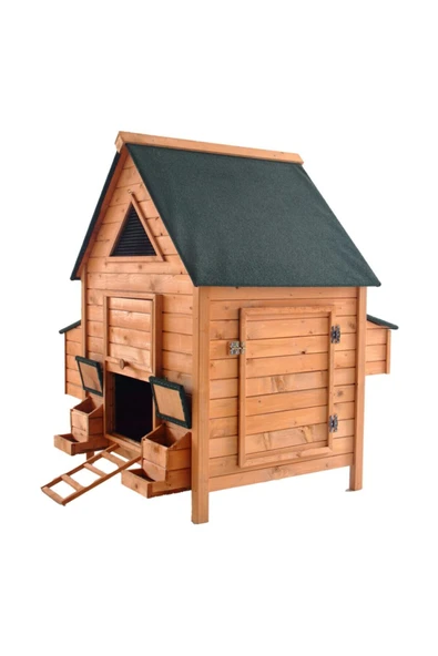 Chicken Picks Doğal Ahşap Lüks Yumurta Tavuğu Için Kümes - 5