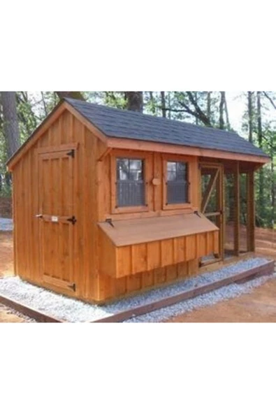 Badem Ahşap Lüks Tavuk Kümesi - 2