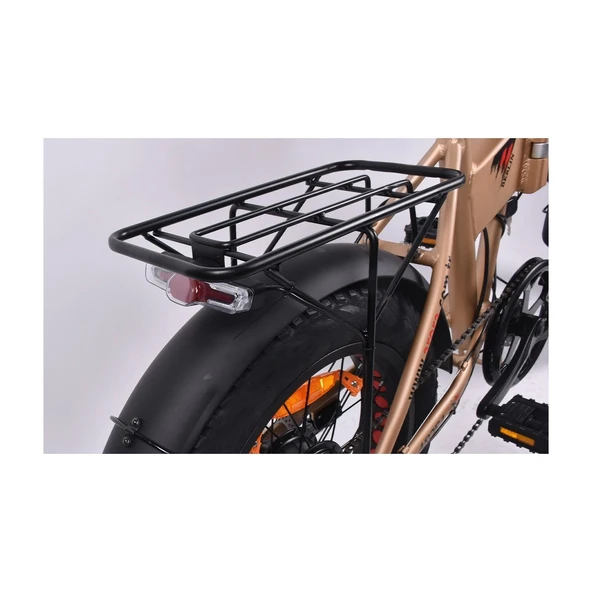 Arora Berlin Elektrikli Katlanır Bisiklet 249 W 36V10 Ah Siyah Gold - 2