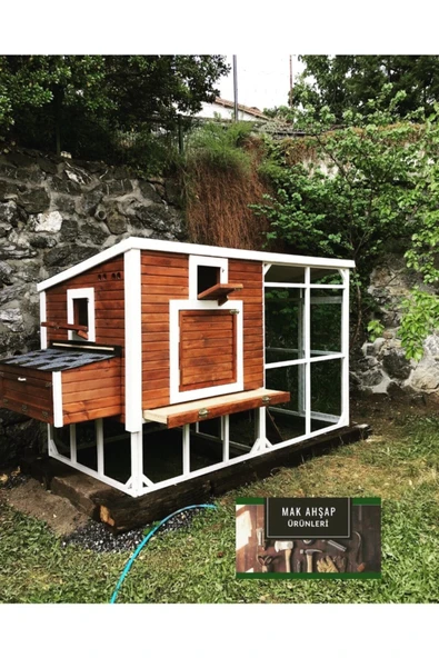 MAKWOOD Ahşap Tavuk Kümesi Hobi Tavuk Kümesi ürün görseli