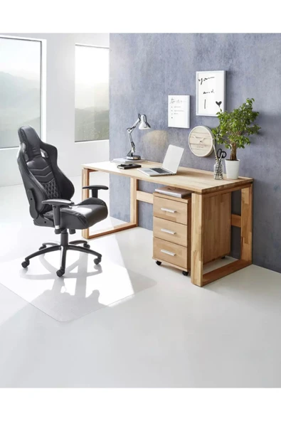 One Design Masif Çalışma Masası Ahşap Çalışma Masası 75X160X70 - 3