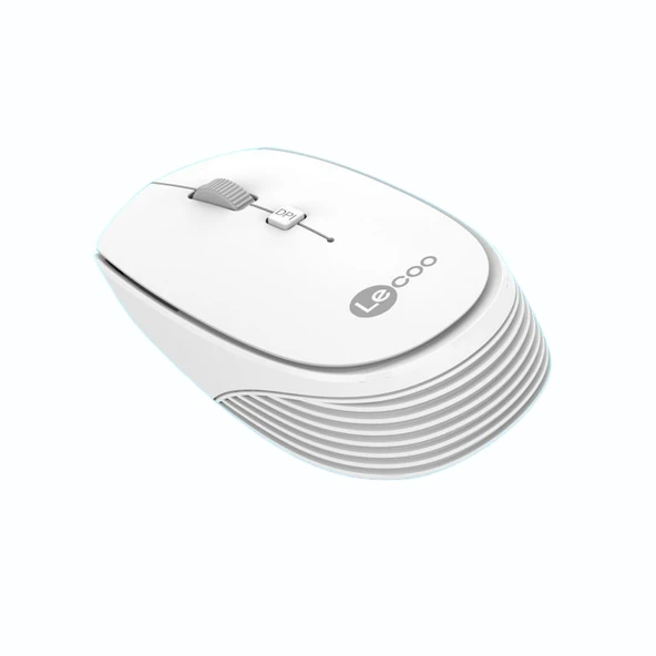 Lenovo Lecoo WS202 Kablosuz Mouse Beyaz - 2