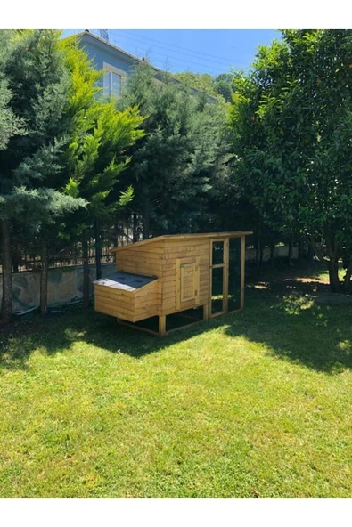 Kemirgen Market Ahşap Tavuk Kümesi - Resim 6