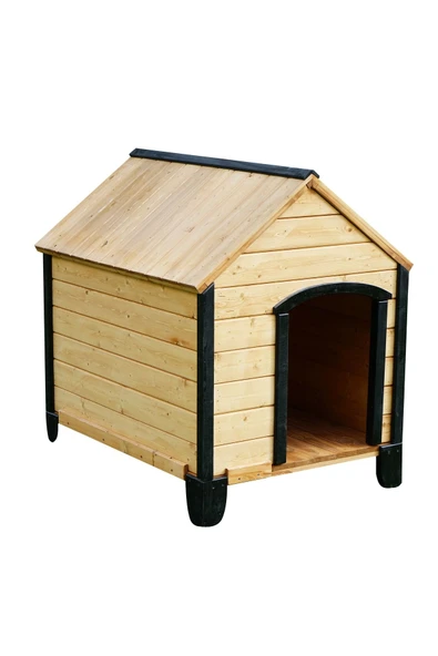Woodensa Köpek Kulübesi Ahşap Köpek Kulübesi Köpek Evi Büyük Boy - 2