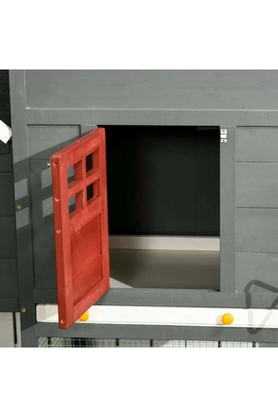 Kemirgen Market Ahşap Tavuk Kümesi | Cio | Woodzanya - Resim 2