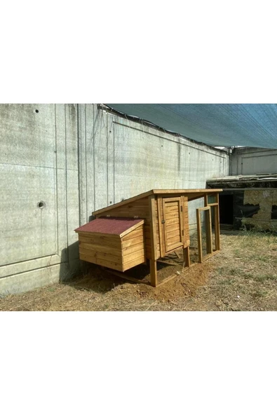 Kemirgen Market Ahşap Tavuk Kümesi - Resim 5