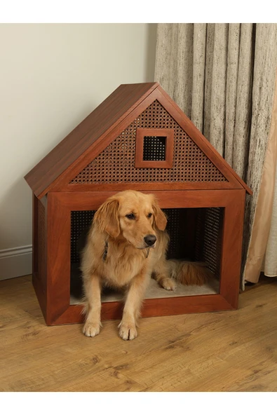 Sofa Mimarlık Ahşap Büyük Irk Lüx Köpek Evi