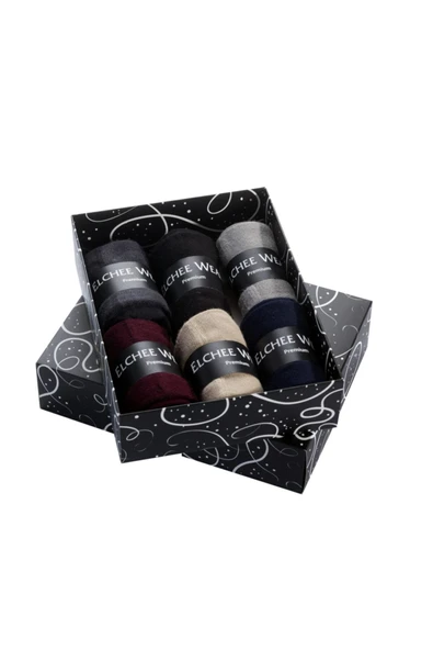 Elchee wear  Organik Bambu Erkek Soket Çorap 6 lı