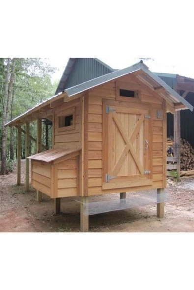 Badem Ahşap Lüks Tavuk Kümesi - 4
