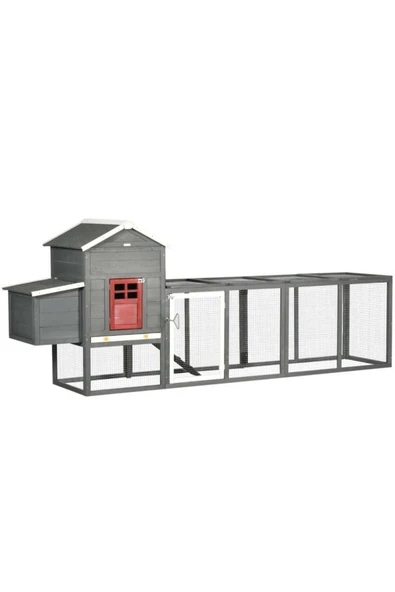 Kemirgen Market Ahşap Tavuk Kümesi | Cio | Woodzanya - Resim 4