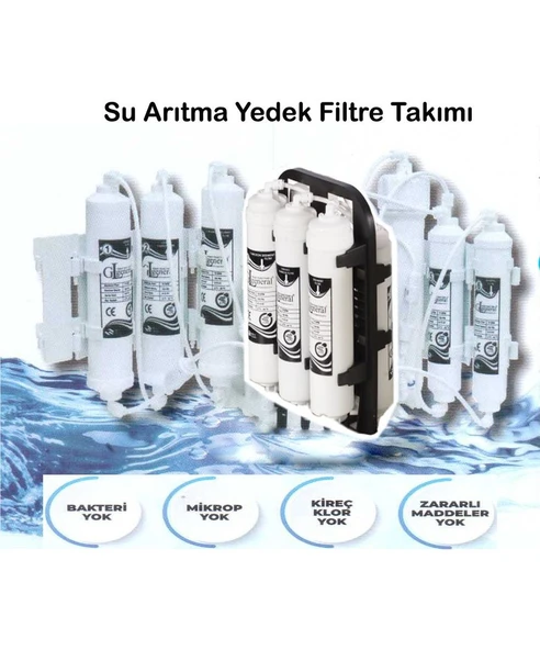 Gl General 5 Filtreli Su Arıtma Cihazı Yedek Filtre Takımı