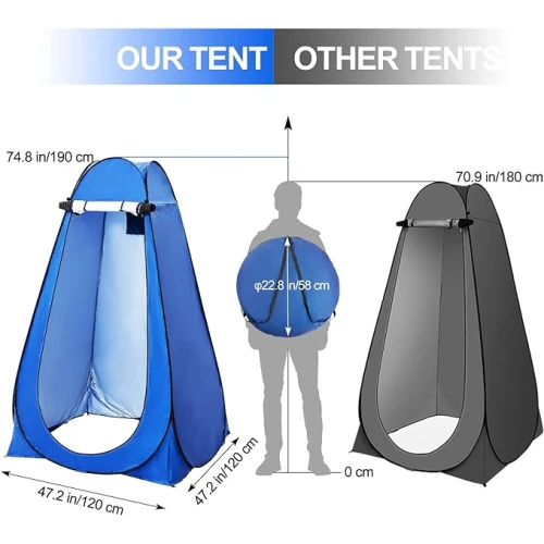 Otomatik Kamp Giyinme Çadırı - 4