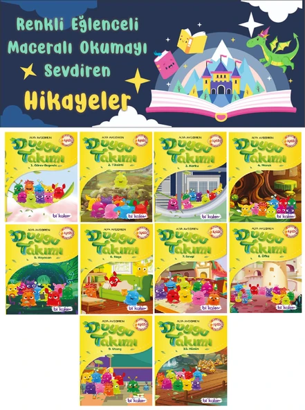 2.Sınıf Renkli Eğlenceli Maceralı Okumayı Sevdiren Hikaye Seti 2 ürün görseli 1