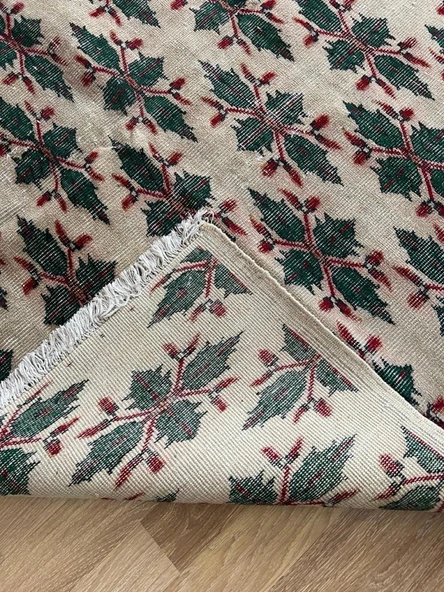 192x273 cm El Yapımı Büyük Halı, Oversize Türk Kilimi, Boho Tarzı Halı, Dekoratif Vintage Doğal Halı - 7