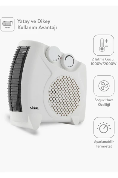 sinbo - Soğuk ve Yatay - Dikey Kullanıma Uygun SFH-6940 - 5