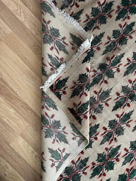 192x273 cm El Yapımı Büyük Halı, Oversize Türk Kilimi, Boho Tarzı Halı, Dekoratif Vintage Doğal Halı - 9