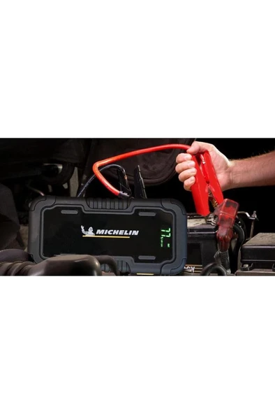 Michelin MJS80 12Volt 1000Amp Lityum Polimer Akü Takviye + Powerbank + Led Lamba - 7