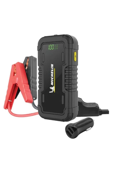 Michelin MJS80 12Volt 1000Amp Lityum Polimer Akü Takviye + Powerbank + Led Lamba - 2