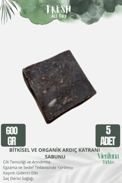 Özel Üretim El Yapımı %100 El Yüz Vücut Saç Lüks Doğal Ferah Kokulu Cilt Dostu Ardıç Sabunu 5 Adet ürün görseli 1