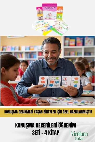 Özel Çocuk Rehabilitasyon Kişisel Tepki Verdirici Konuşma Becerisi Geliştirici Eğitim Öğretim Seti - 2
