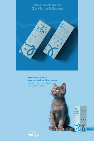Vetigo IRIGO KEDİ VE KÖPEK GÖZ BAKIM 2'Lİ SETİ - 3