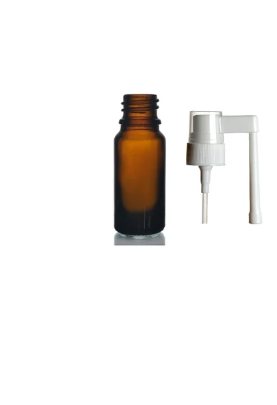 10ml kahverengi ağız spreyi başlıklı cam şişe, ağız spreyi şiesi, cam şişe, 24 adet, medikal şişe
