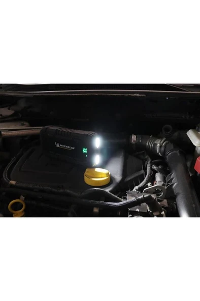 Michelin MJS80 12Volt 1000Amp Lityum Polimer Akü Takviye + Powerbank + Led Lamba - 4