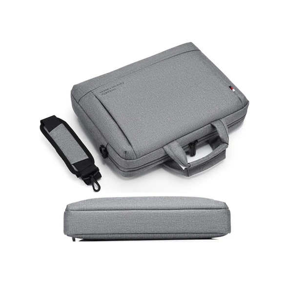 Cbtx Oumaantu 020 Oxford Kumaş Laptop Omuz Çantası Wine 13-14 İnç Kırmızı - 3