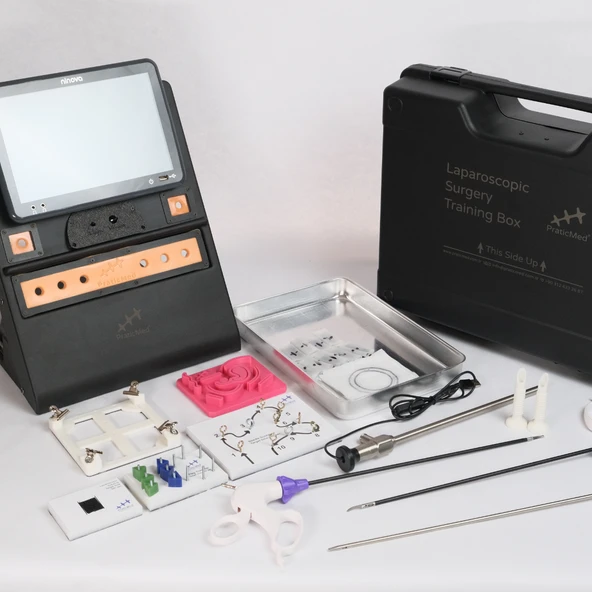 Laparoskopi Eğitim Seti - Monitörlü Mobil Set - PraticMed - 3
