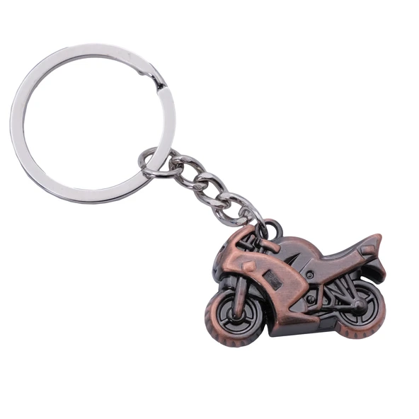 Mega Oto Market Oto Araba Anahtarlık Yarış Motoru Bakır - 2