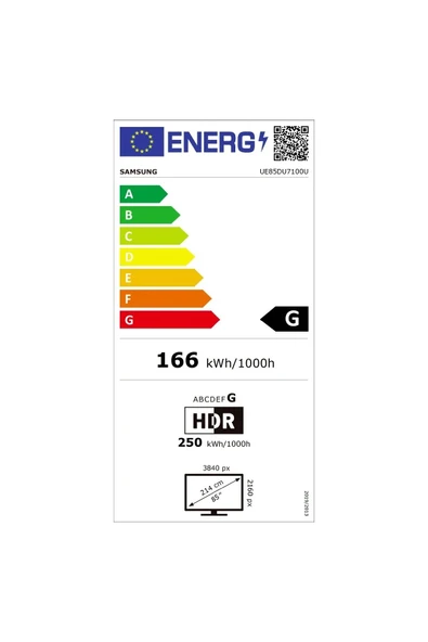 Samsung 85DU7100 4K Ultra HD 85" 216 Ekran Uydu Alıcılı Smart LED TV - 5